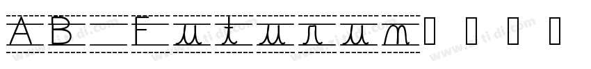 AB Futurun字体转换